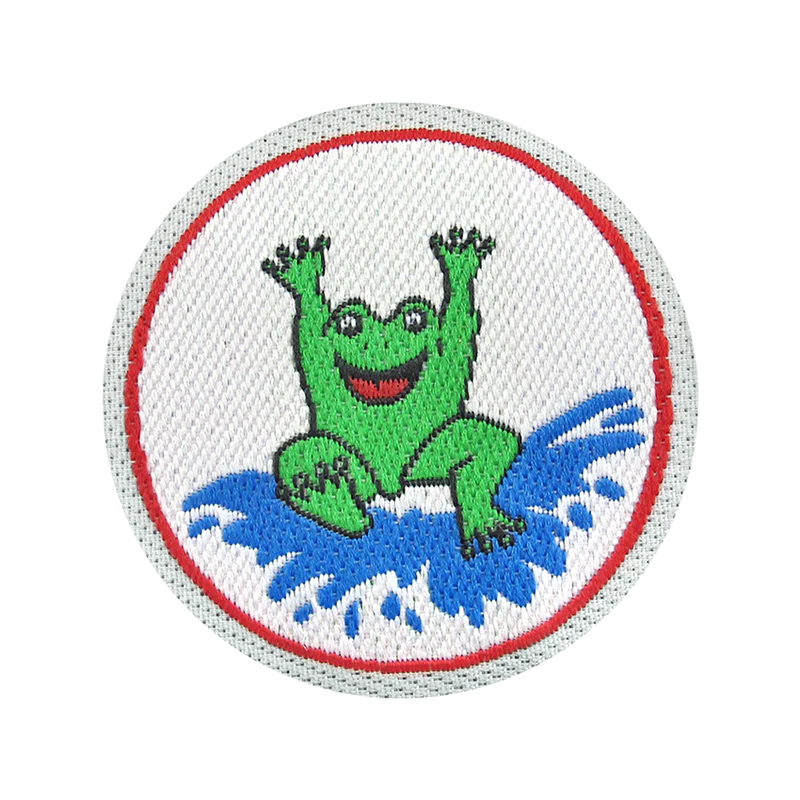 Das Frosch-Schwimmabzeichen