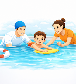 Angst vor Wasser bei Kindern überwinden